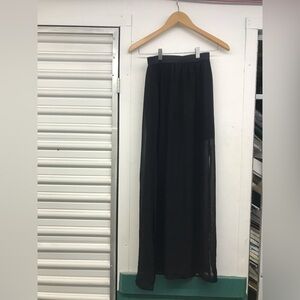 H&M sheer maxi skirt